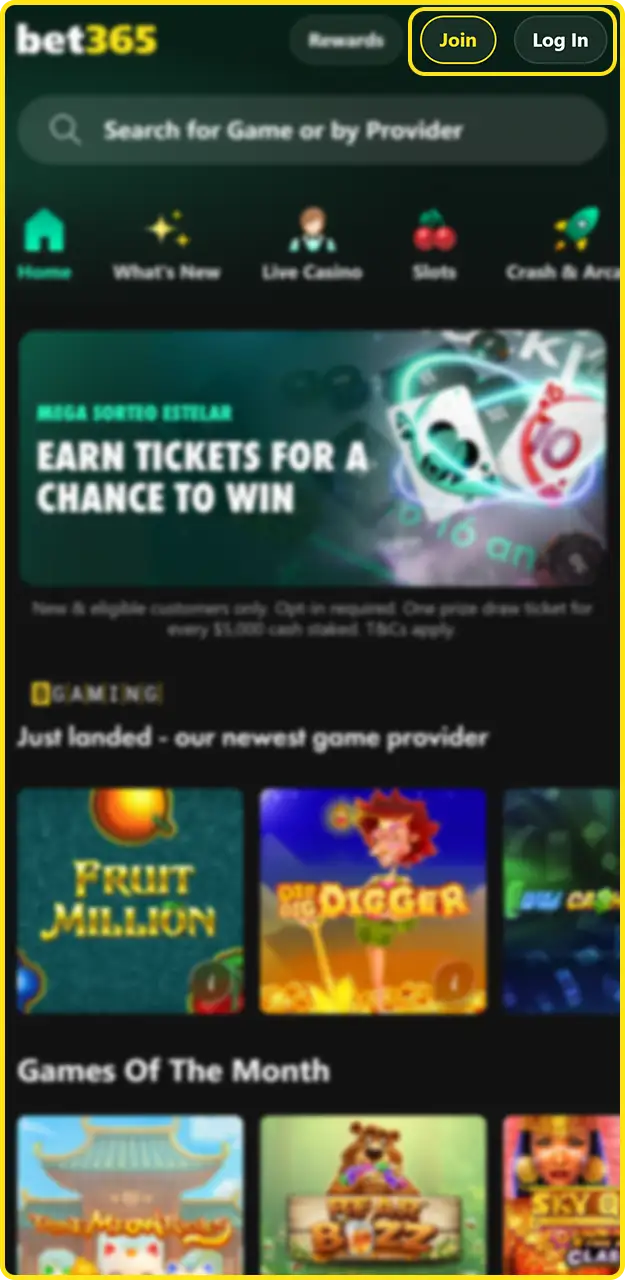 Get access to your Bet365 account.