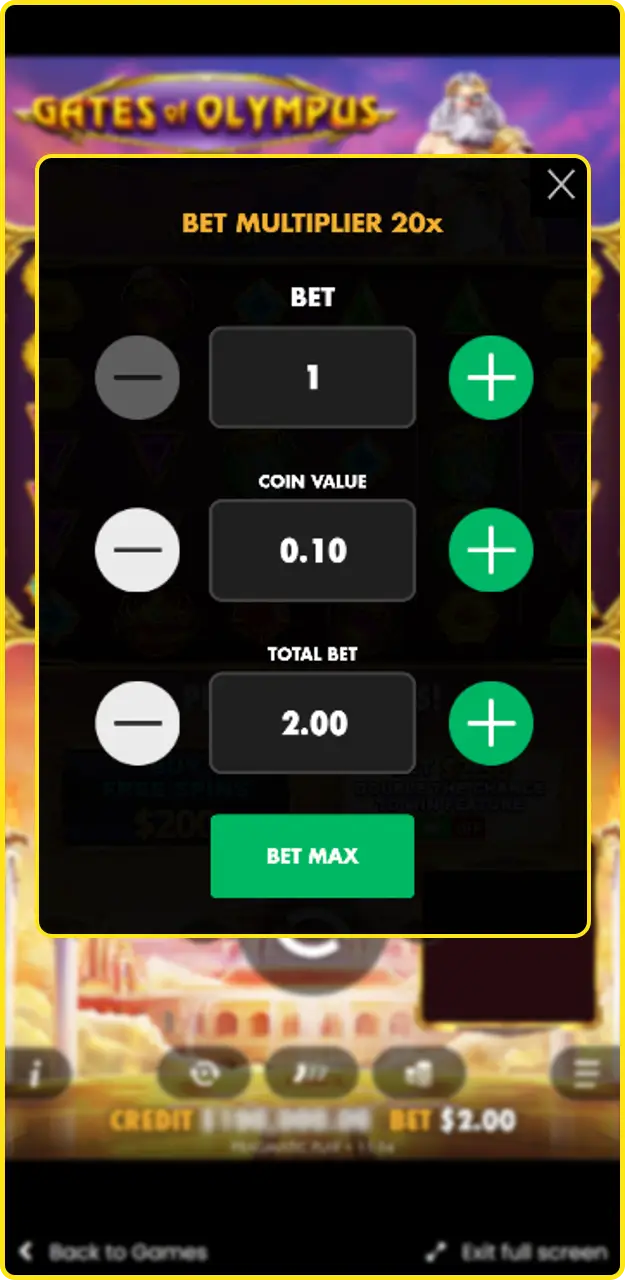 Place your first bet on slots at Bet365.