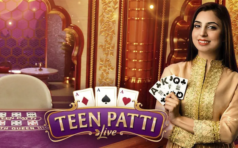 Enjoy a game of Teen Patti Live at Bet365.
